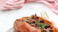 Instant Pot BBQ Stuffed Sweet Potatoes Instant Pot BBQ Stuffed Sweet Potatoes