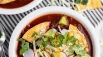 Pozole Rojo with Mushrooms and Red Beans (Mexican Hominy Stew) Pozole Rojo with Mushrooms and Red Beans (Mexican Hominy Stew)