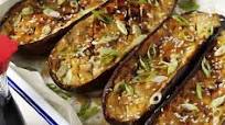 Miso and Honey Roast Aubergine Miso and Honey Roast Aubergine
