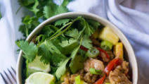 Pressure Cooker Caribbean Chicken and Rice Bowl Pressure Cooker Caribbean Chicken and Rice Bowl