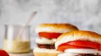 Burgers With Honey Dijon Sauce Burgers With Honey Dijon Sauce