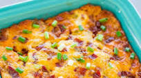 Bacon, Cheddar, and Egg Casserole Bacon, Cheddar, and Egg Casserole