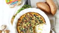 spinach, bacon, and mushroom sweet potato crust quiche spinach, bacon, and mushroom sweet potato crust quiche