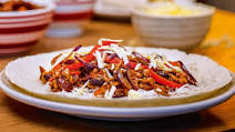 Spicy mince burritos Spicy mince burritos