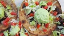 Black Bean Chalupas with Avocado Cream Black Bean Chalupas with Avocado Cream