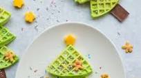 Christmas Tree Waffles Christmas Tree Waffles
