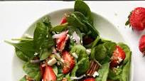 Strawberry Spinach Salad with Feta and Balsamic Vinaigrette Strawberry Spinach Salad with Feta and Balsamic Vinaigrette
