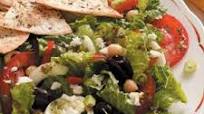 Greek Garden Salad with Dressing Greek Garden Salad with Dressing