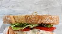 Salmon Sandwich with Dijon Sauce Salmon Sandwich with Dijon Sauce