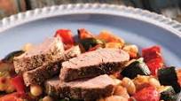 Roasted Pork Tenderloin & Ratatouille with Cannellini Beans Roasted Pork Tenderloin & Ratatouille with Cannellini Beans