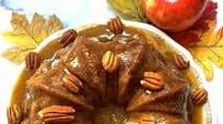 Apple Dapple Cake with Caramel Glaze Apple Dapple Cake with Caramel Glaze