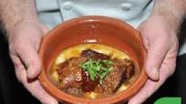 Braised Goat Shoulder Stew with Sunchoke Puree and Harissa Braised Goat Shoulder Stew with Sunchoke Puree and Harissa