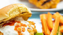 Spicy Buffalo Chicken Burgers Spicy Buffalo Chicken Burgers