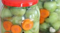 Pickled Green Tomatoes without vinegar Pickled Green Tomatoes without vinegar
