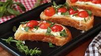 Roasted Tomato And Basil Bruschetta Recipe Roasted Tomato And Basil Bruschetta Recipe