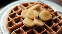 Healthy Banana Chocolate Chip Quinoa Flour Waffles Healthy Banana Chocolate Chip Quinoa Flour Waffles