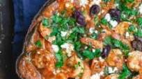 Greek Shrimp Recipe with Tomato and Feta Greek Shrimp Recipe with Tomato and Feta