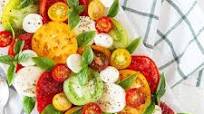 Heirloom Tomato Caprese Salad Heirloom Tomato Caprese Salad