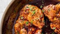 Honey-garlic pork ribeye steak Honey-garlic pork ribeye steak