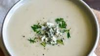 Skinny Cauliflower and Blue Cheese Soup Skinny Cauliflower and Blue Cheese Soup