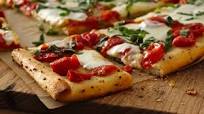 Garlic Butter Crusted Margherita Pizza Garlic Butter Crusted Margherita Pizza