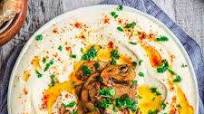 Easy Hummus Recipe with Shawarma Mushrooms Easy Hummus Recipe with Shawarma Mushrooms