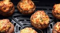 Cream Cheese Stuffed Mushrooms in Air Fryer (Vegetarian) Cream Cheese Stuffed Mushrooms in Air Fryer (Vegetarian)