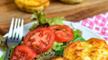 Crustless Tuna and Sweetcorn Mini Quiche Crustless Tuna and Sweetcorn Mini Quiche