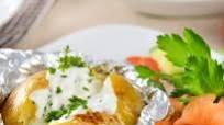 Baked Potatoes with Cream Cheese Dressing Recipe Baked Potatoes with Cream Cheese Dressing Recipe