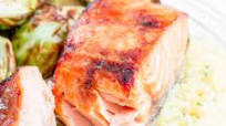 Brown Sugar & Bourbon Glazed Salmon Brown Sugar & Bourbon Glazed Salmon