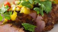 Sous Vide Jerk Pork Tenderloin with Mango Salsa Sous Vide Jerk Pork Tenderloin with Mango Salsa