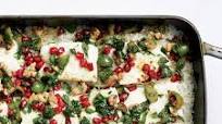 Baked Minty Rice with Feta and Pomegranate Relish Baked Minty Rice with Feta and Pomegranate Relish