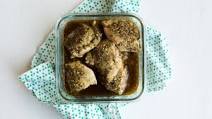 Slow-Cooker Pesto Chicken Thighs Slow-Cooker Pesto Chicken Thighs