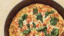 Skillet Pan Pesto, Tomato & Spinach Pizza Skillet Pan Pesto, Tomato & Spinach Pizza