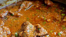 Braised goat stew {Ecuadorian seco de chivo} Braised goat stew {Ecuadorian seco de chivo}