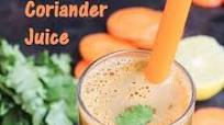 Carrot Coriander Juice Carrot Coriander Juice