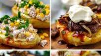 Instant Pot Stuffed Baked Potatoes 4 Ways Instant Pot Stuffed Baked Potatoes 4 Ways