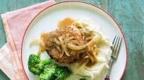 Chicken-Fried Hamburger Steaks with Onion Gravy Chicken-Fried Hamburger Steaks with Onion Gravy