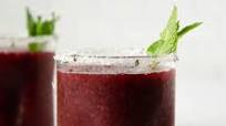 Frozen Blackberry Margaritas with Mint Frozen Blackberry Margaritas with Mint