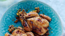 Couscous-Stuffed Cornish Hens Couscous-Stuffed Cornish Hens