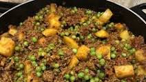 Keema Aloo (Ground Beef and Potatoes) Keema Aloo (Ground Beef and Potatoes)