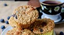 Blueberry Banana Muffins with Steel Cut Oats Blueberry Banana Muffins with Steel Cut Oats