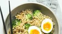 Sesame Instant Ramen Noodles with Broccoli & Soft-Boiled Egg Sesame Instant Ramen Noodles with Broccoli & Soft-Boiled Egg