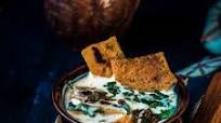 Besan Ke Cheele Ka Raita - Chickpea Pancake Yogurt Besan Ke Cheele Ka Raita - Chickpea Pancake Yogurt