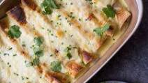 Hatch Green Chile Chicken Enchiladas Hatch Green Chile Chicken Enchiladas