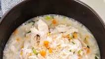 Dakjuk - Korean Chicken Rice Porridge Dakjuk - Korean Chicken Rice Porridge