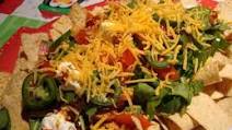 BBQ Nachos a La BBQ Nachos a La