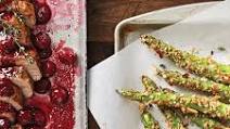 Balsamic Cherry Pork Tenderloin with Crispy Asparagus Balsamic Cherry Pork Tenderloin with Crispy Asparagus