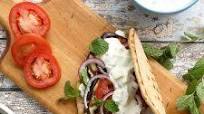 grilled eggplant gyros with fresh tzatziki grilled eggplant gyros with fresh tzatziki