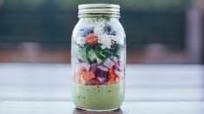 Greek Zucchini Salad in a Mason Jar Greek Zucchini Salad in a Mason Jar